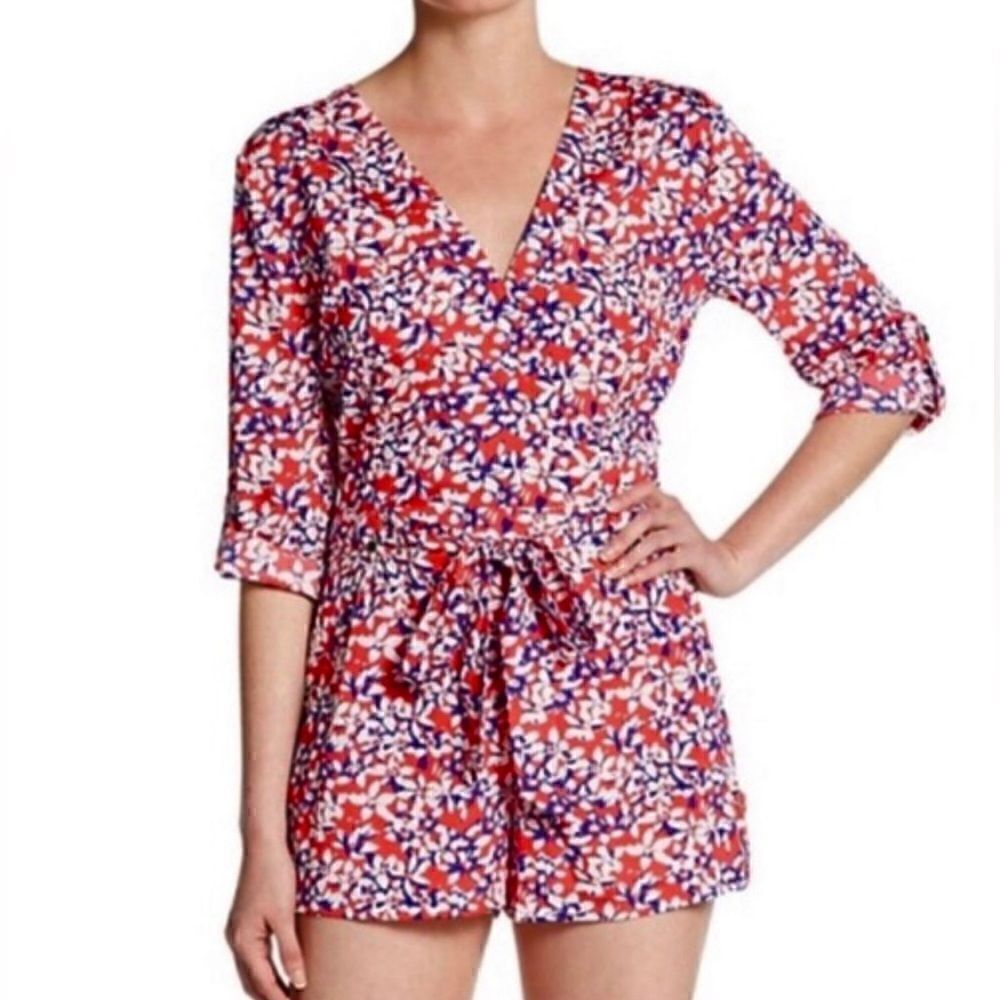 Yumi Kim 100% Silk Liz belted romper Size XS GORGEOUS!!